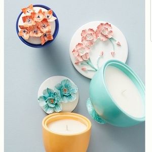 NEW Anthropologie Blossom Candles 2 Count